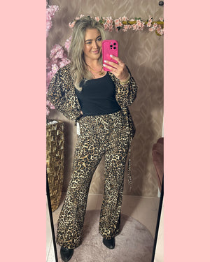 STRETCH LEOPARD SUIT 🐆 AANBIEDING