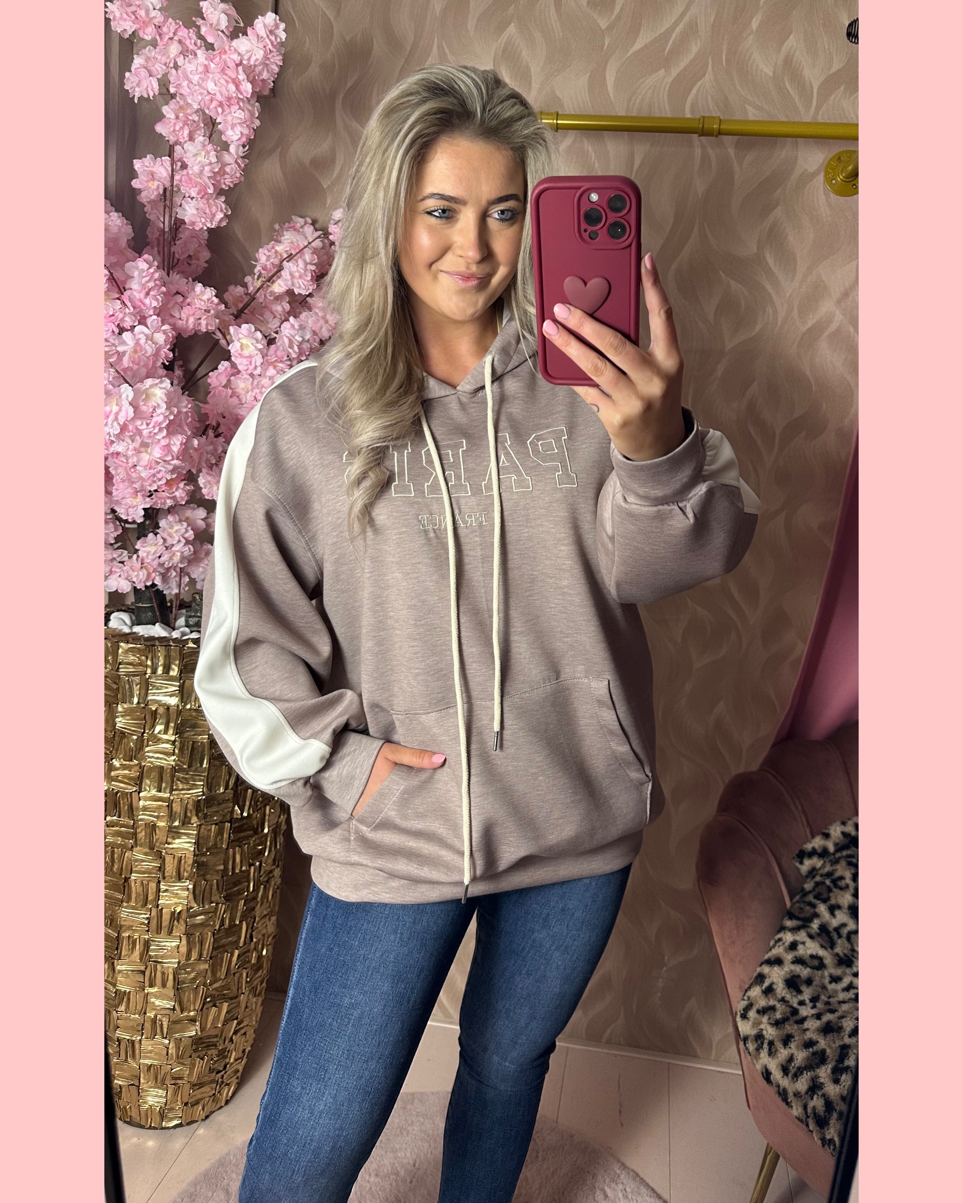 PARIS HOODIE TAUPE