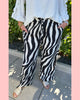 ZEBRA BROEK ZWART •• AANBIEDING