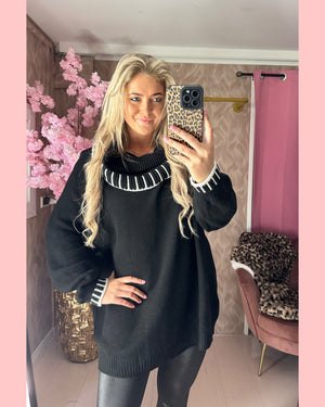 “ OFF SHOULDER TRUI “ ZWART 🖤 AANBIEDING