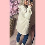 LONG HOODIE BEIGE