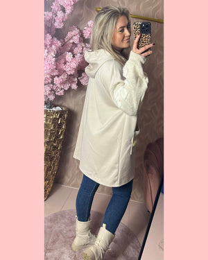 LONG HOODIE BEIGE