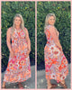 TRAVEL JURK • KNOOP DETAIL • ORANJE • AANBIEDING