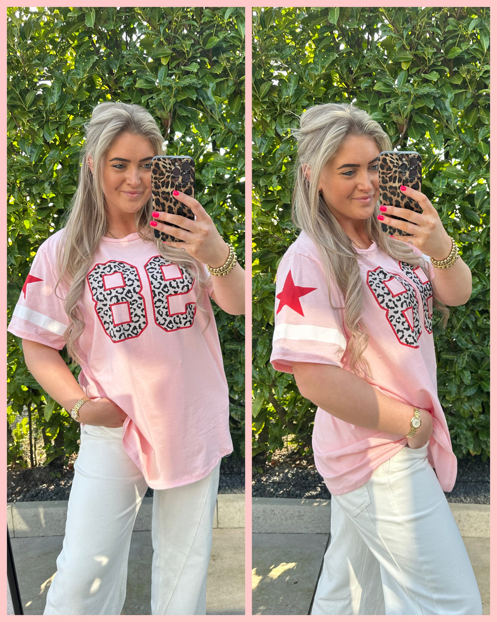 JERSEY TEE PINK 🩷 AANBIEDING