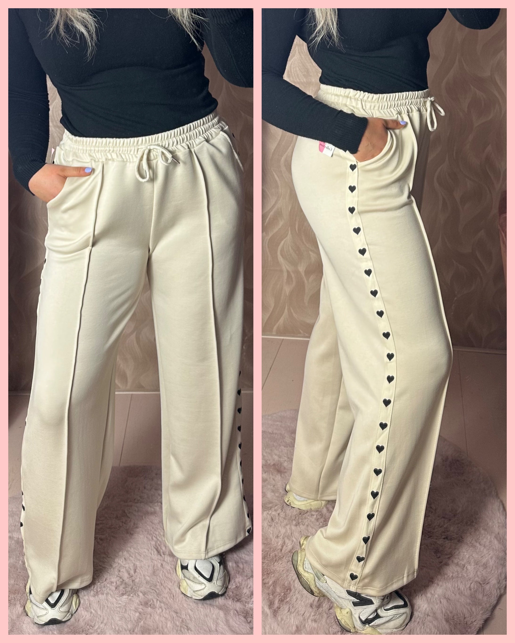 JOGGER PANTALON BEIGE 🖤TJES BIES AANBIEDING