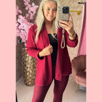 STRETCH BLAZER WIJN ROOD ❤️ AANBIEDING