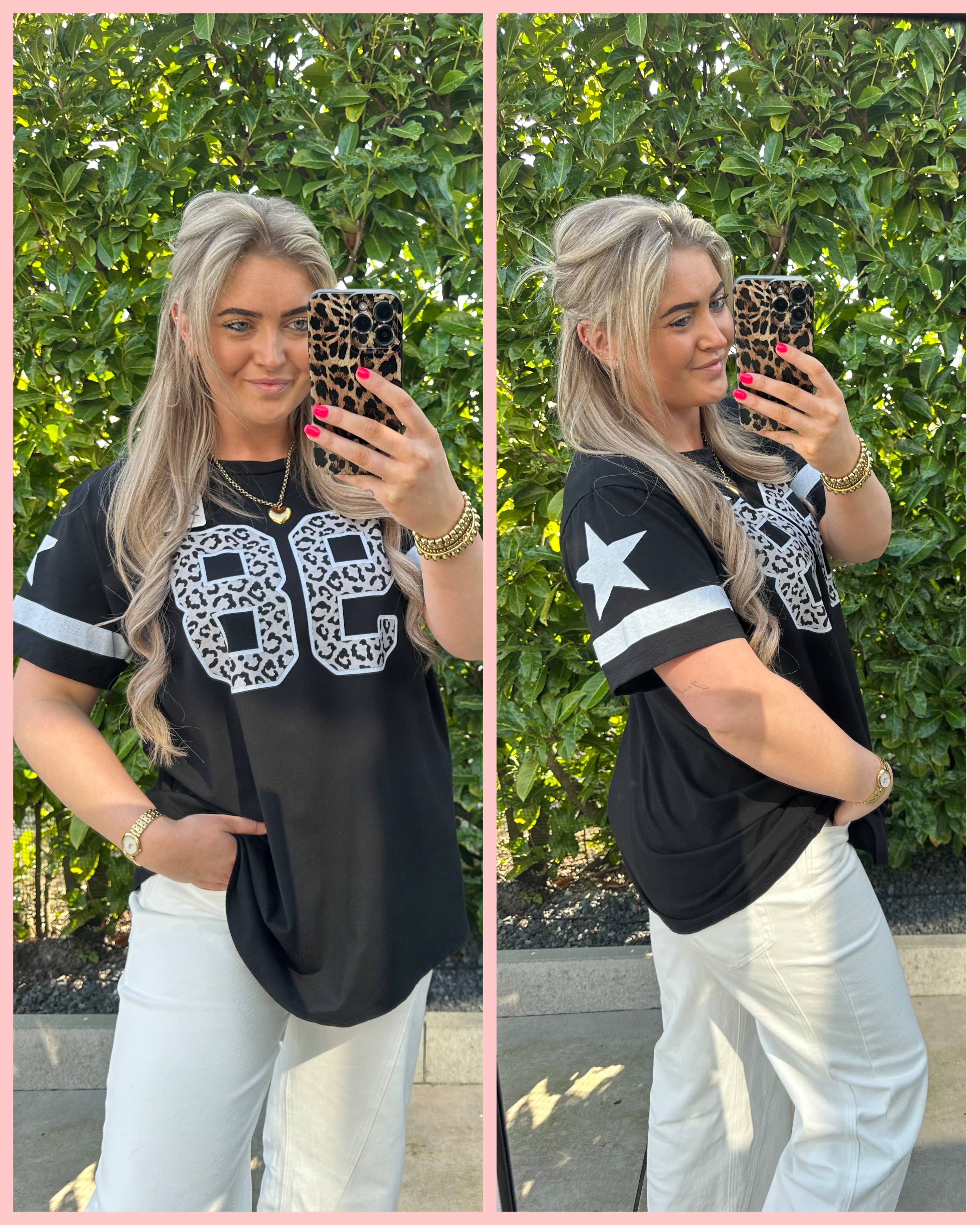 JERSEY TEE BLACK 🖤 AANBIEDING