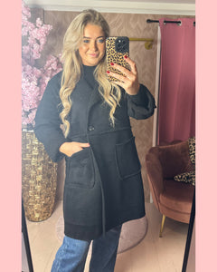 LAMMY COAT ZWART 🖤 AANBIEDING