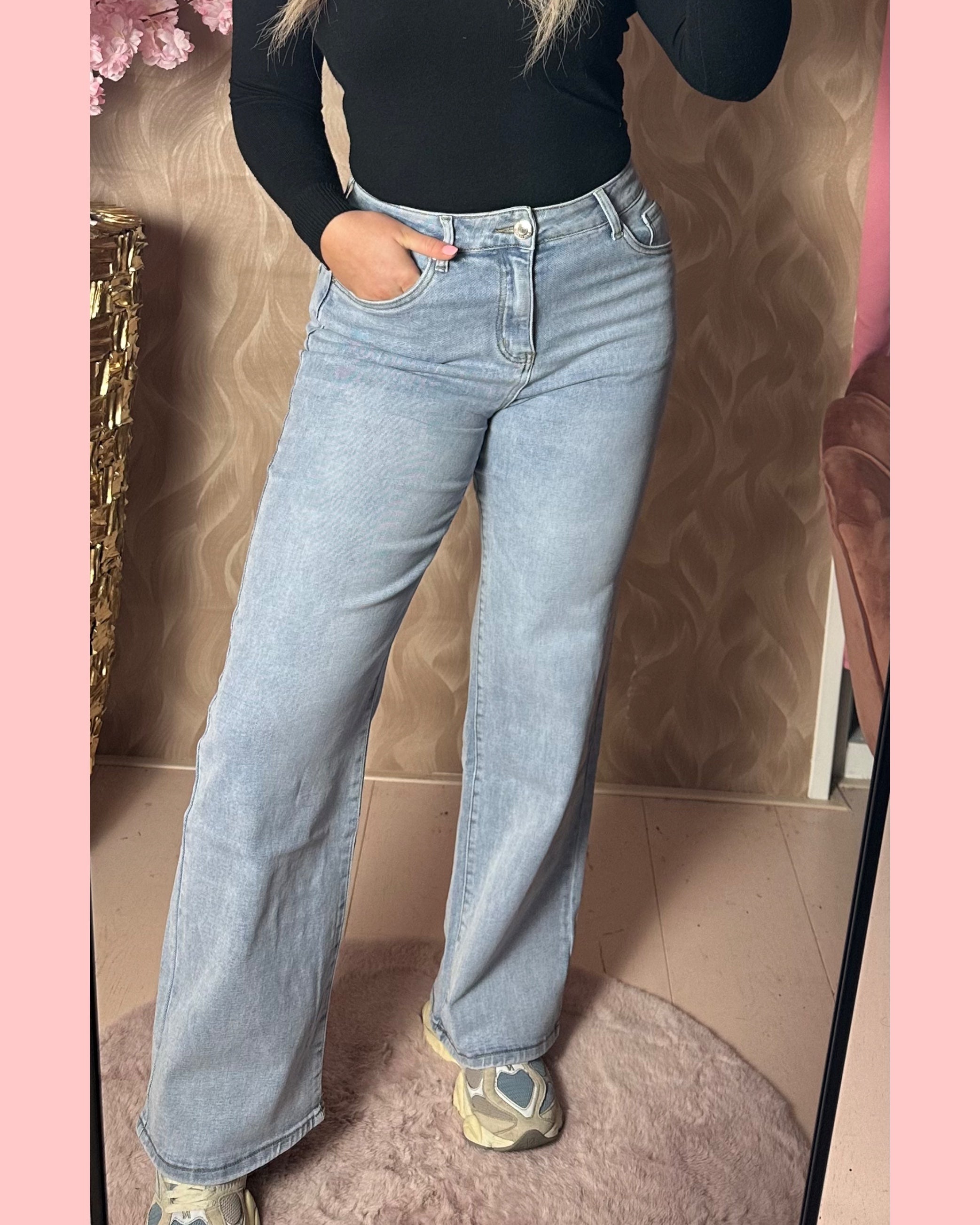 GOODIE WIDE LEG DENIM •• AANBIEDING •• DJ2453