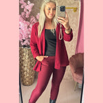 STRETCH BLAZER WIJN ROOD ❤️ AANBIEDING