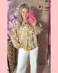 🌺 FLOWER POWER BLOUSE 🌺 AANBIEDING