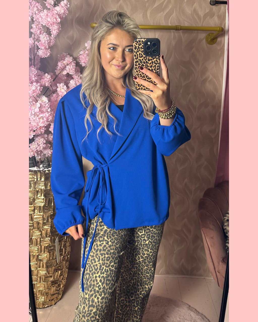 STRETCHY STRIK BLAZER 🎀 COBALT 🎀 𝐀𝐀𝐍𝐁𝐈𝐄𝐃𝐈𝐍𝐆