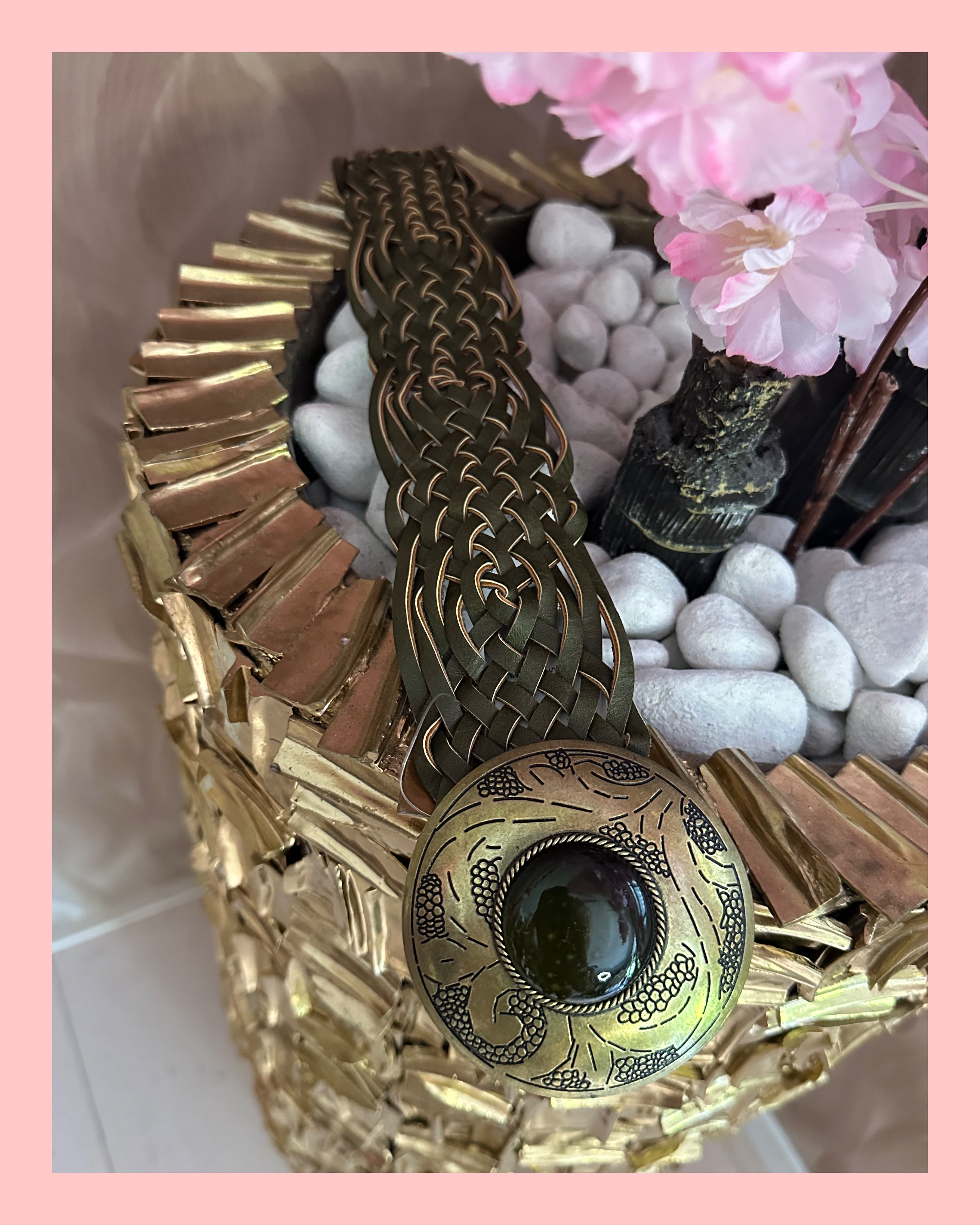 BOHO RIEM •• PU •• ARMY