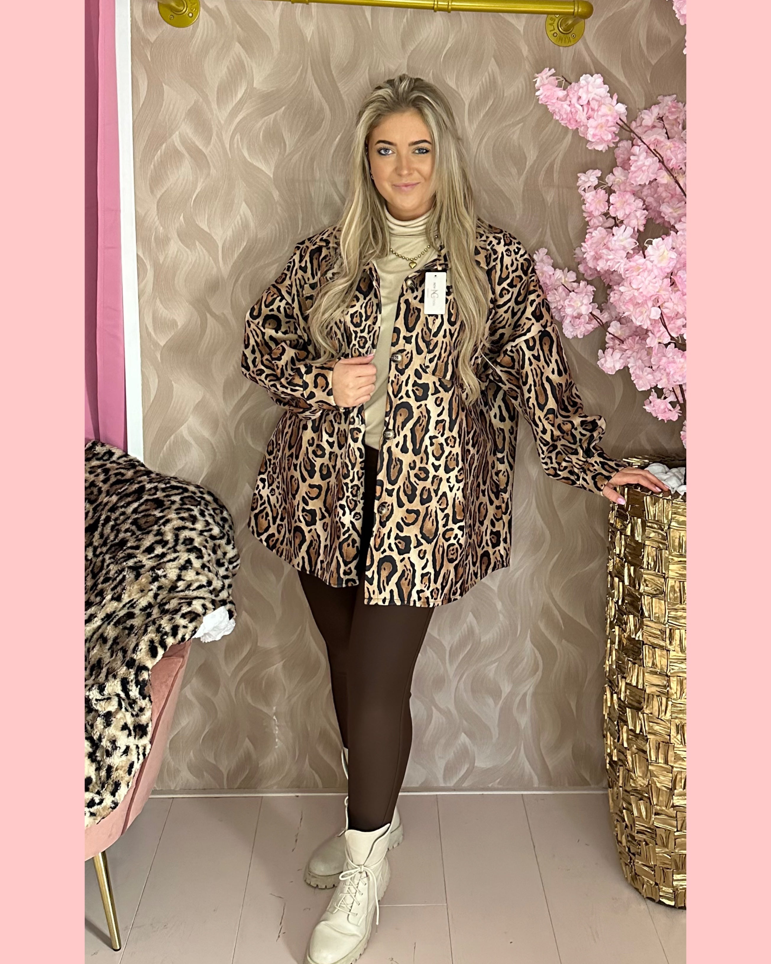 SUEDINE PANTER JAS 🤎🐆 AANBIEDING