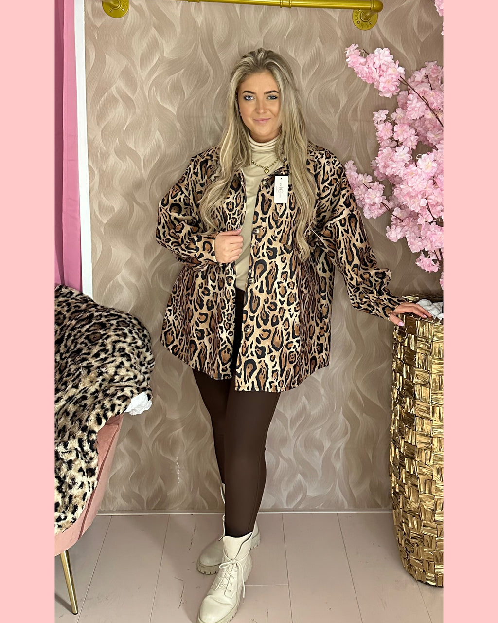 SUEDINE PANTER JAS 🤎🐆 AANBIEDING