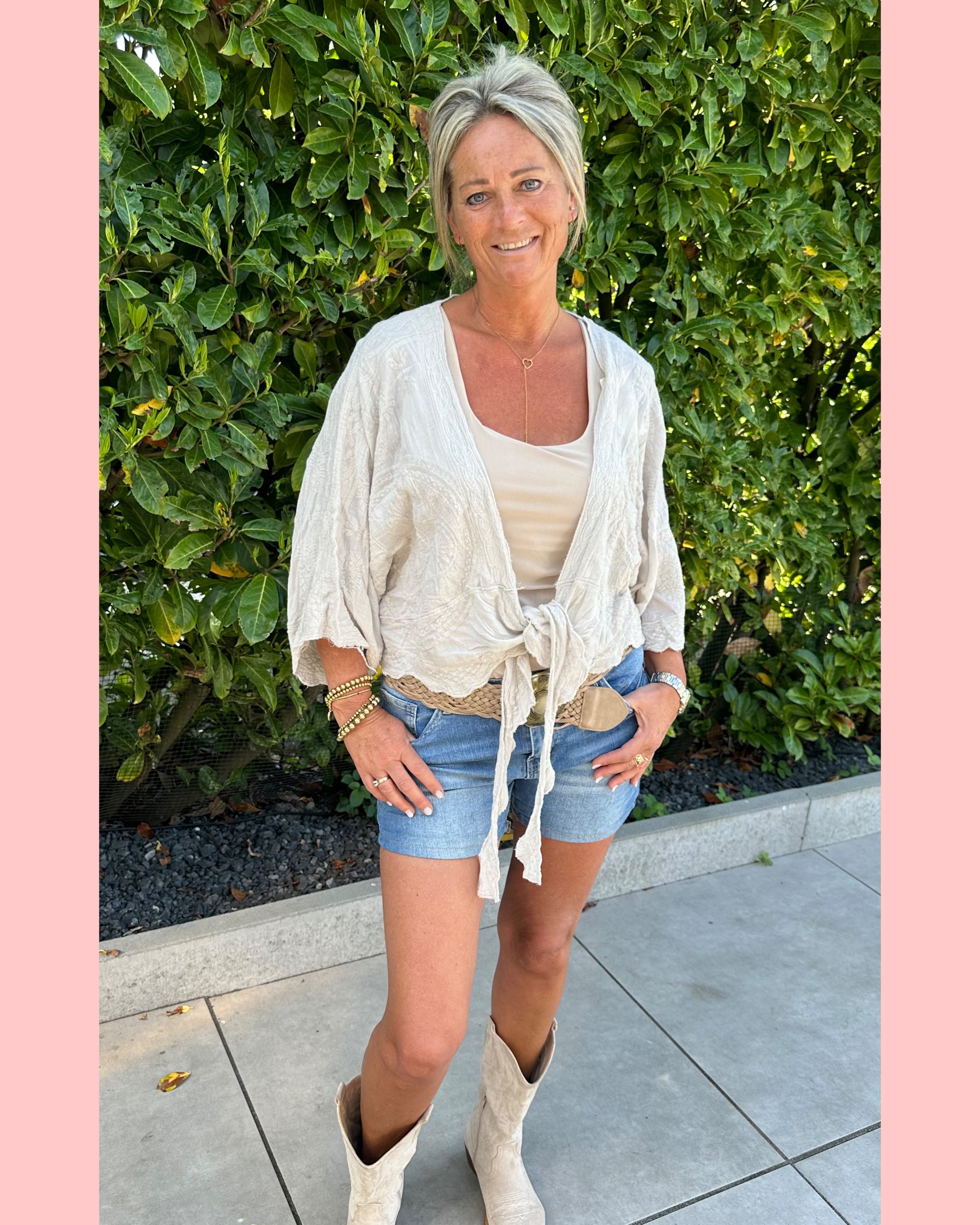 BOLERO •• BEIGE •• AANBIEDING