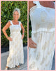 GOLD PAISLEY DRESS