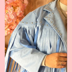 🤠💫 WESTERN JACKET BABY BLUE 💫🤠