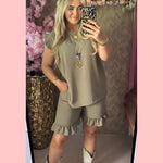 ROESEL SET TAUPE ~ AANBIEDING