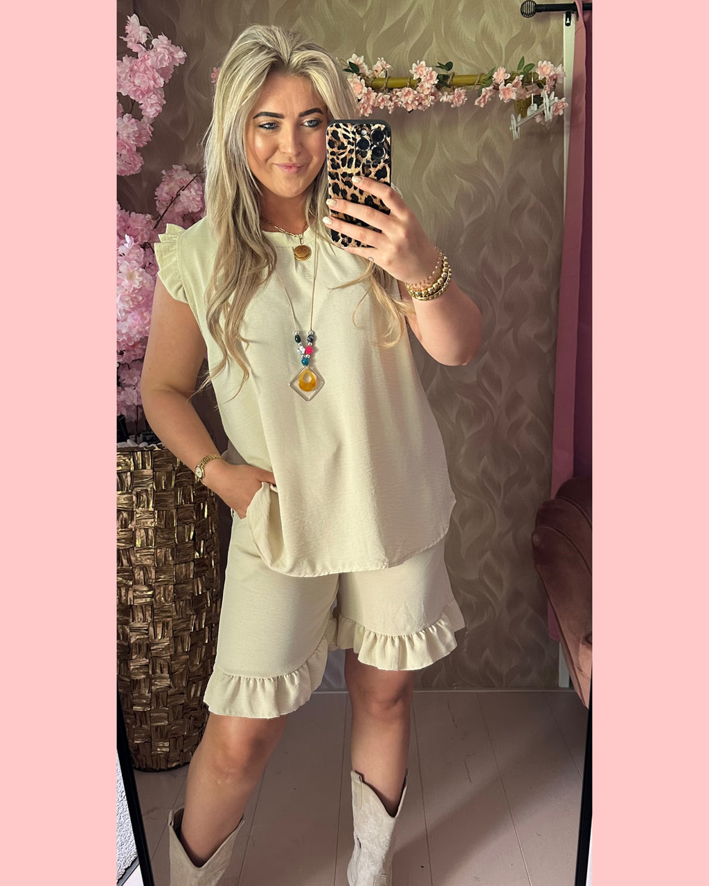 ROESEL SET BEIGE ~ AANBIEDING