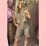 ROESEL SET TAUPE ~ AANBIEDING