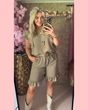 ROESEL SET TAUPE ~ AANBIEDING