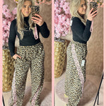 • BALLON PANTER BROEK • ROZE •