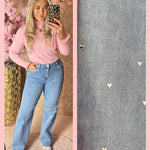 GOODIE WIDE LEG • LOVE • JEANS • DJ2846 • DJ2847 • AANBIEDING