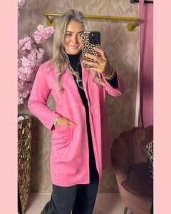 SUEDINE BLAZER HOT PINK 🩷 AANBIEDING