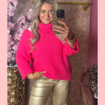 SOFT COL KNIT HOT PINK •• AANBIEDING