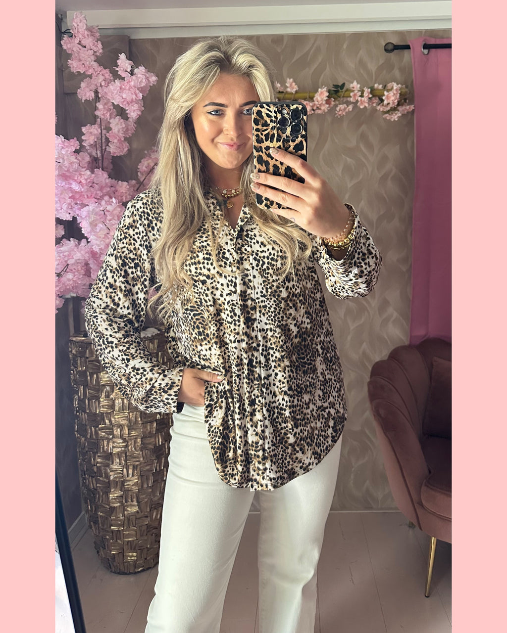 DOORKNOOP TRAVEL BLOUSE • BESTSELLER PANTER • AANBIEDING