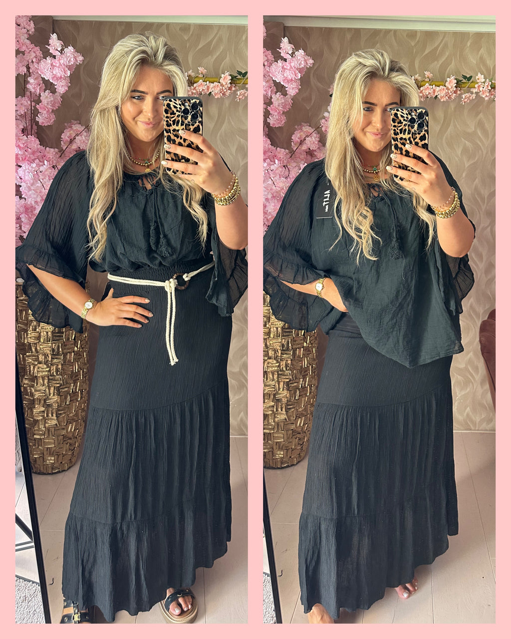 BOHEMIAN SET 🖤 ZWART 🖤 𝐀𝐀𝐍𝐁𝐈𝐄𝐃𝐈𝐍𝐆