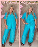 TRAVEL PAK UNI ~ TURQUOISE •• AANBIEDING