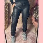 LEATHER LOOK CARGO •• AANBIEDING