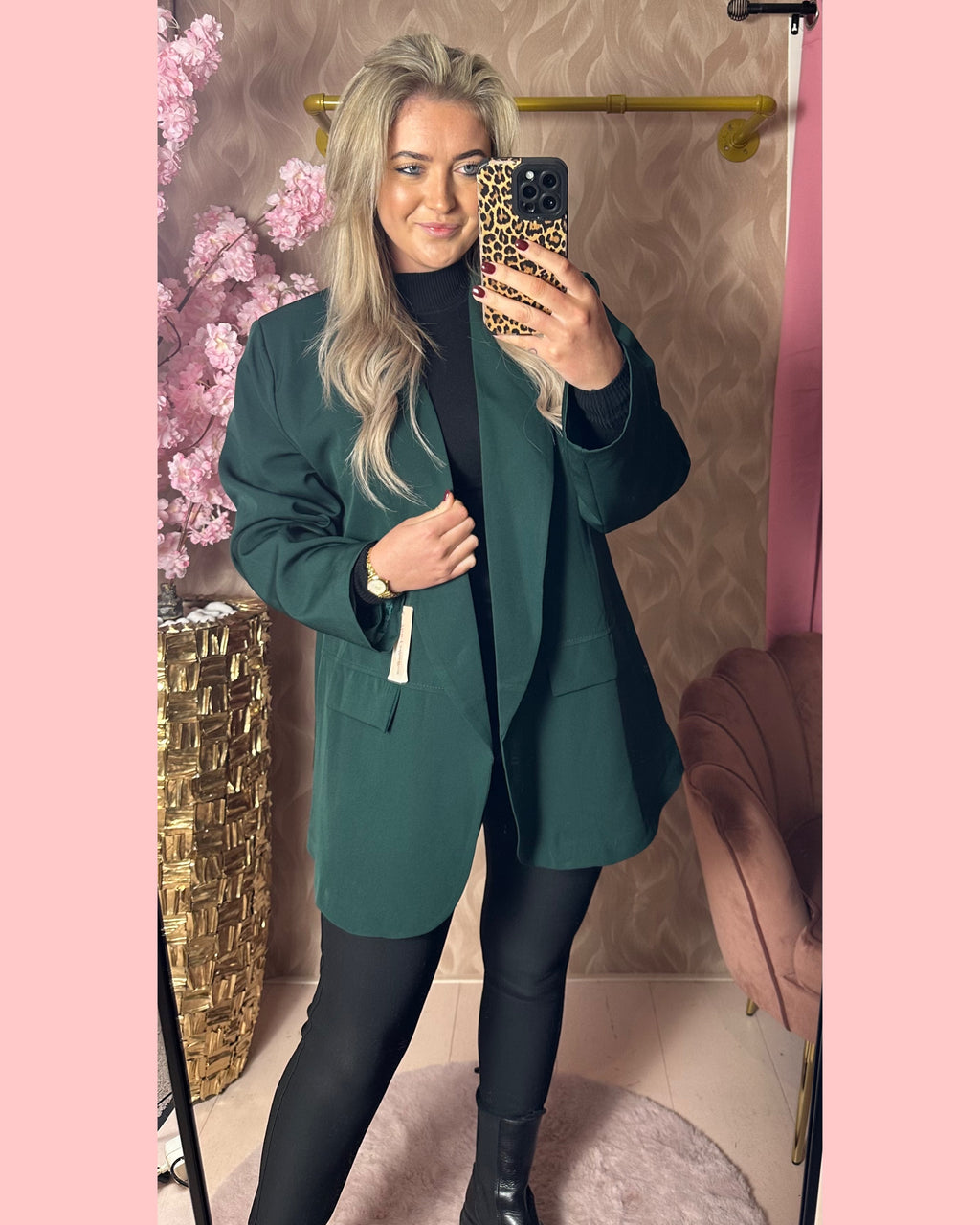 EMERALD GREEN BLAZER