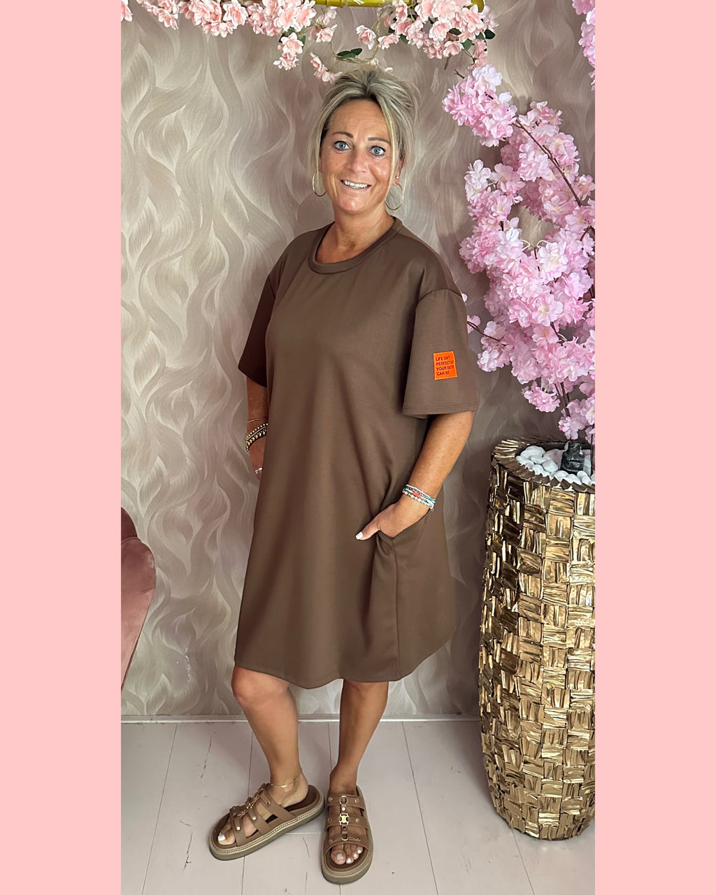 ~ PERFECT ~ JOGGING DRESS BRUIN