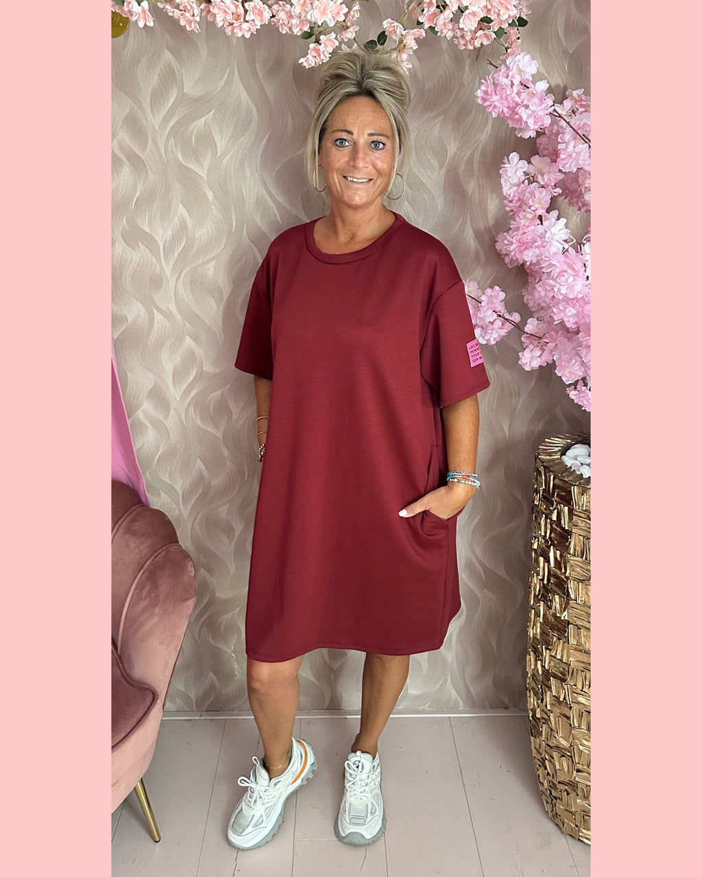 ~ PERFECT ~ JOGGING DRESS BORDEAUX