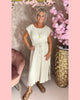 PLISSE DRESS 🤍 BEIGE 🤍 𝐀𝐀𝐍𝐁𝐈𝐄𝐃𝐈𝐍𝐆