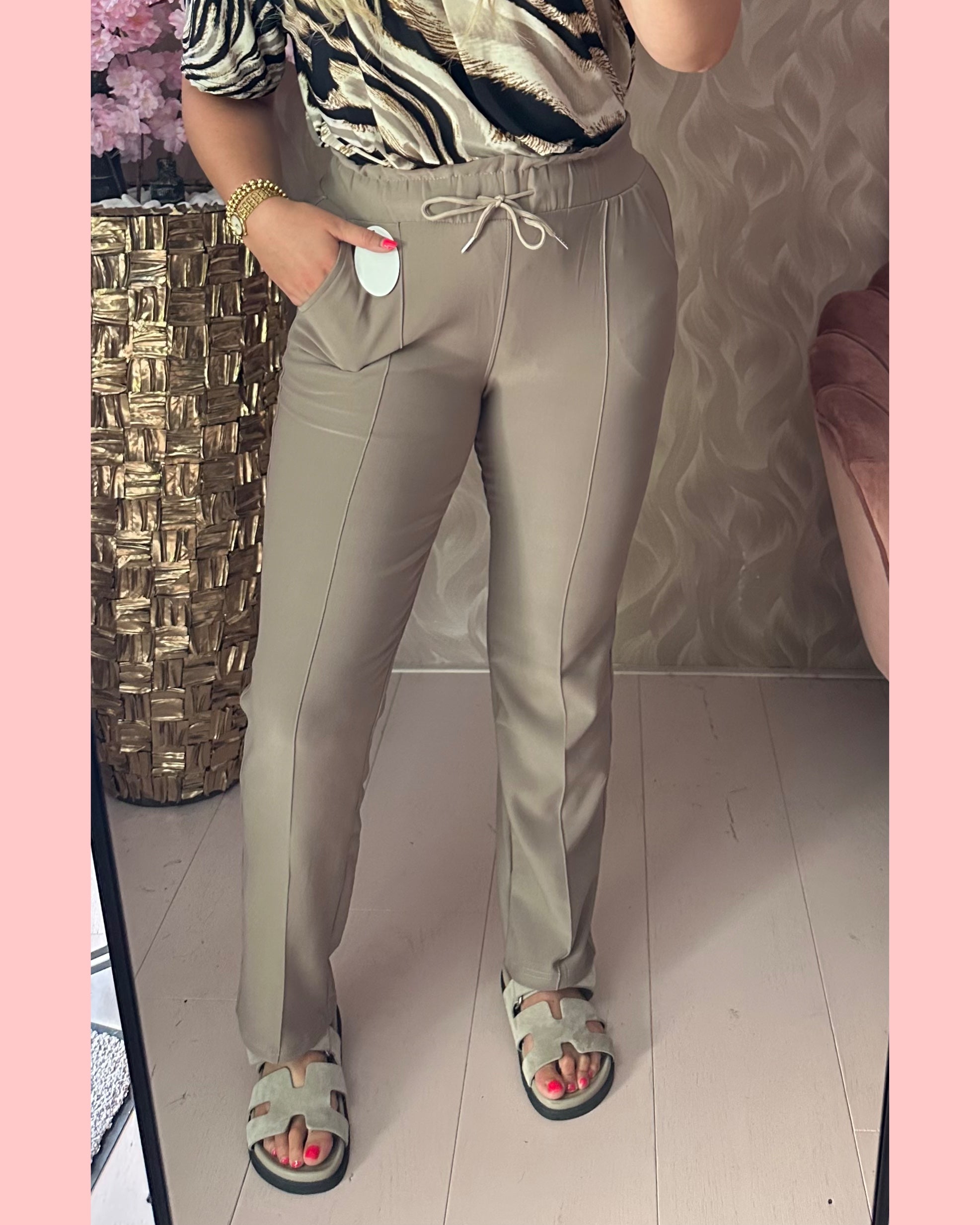 ANGELINA PANTALON 🩶 HY388 🩶 TAUPE 🩶 𝐀𝐀𝐍𝐁𝐈𝐄𝐃𝐈𝐍𝐆