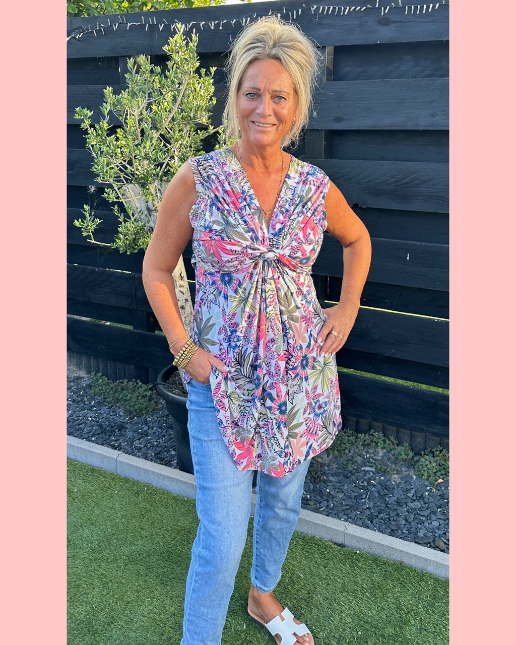 KNOT DETAIL TRAVEL TOP NR 5 • AANBIEDING