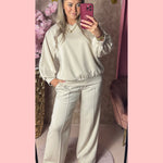 JOGGING SET BEIGE •• LUXE •• AANBIEDING