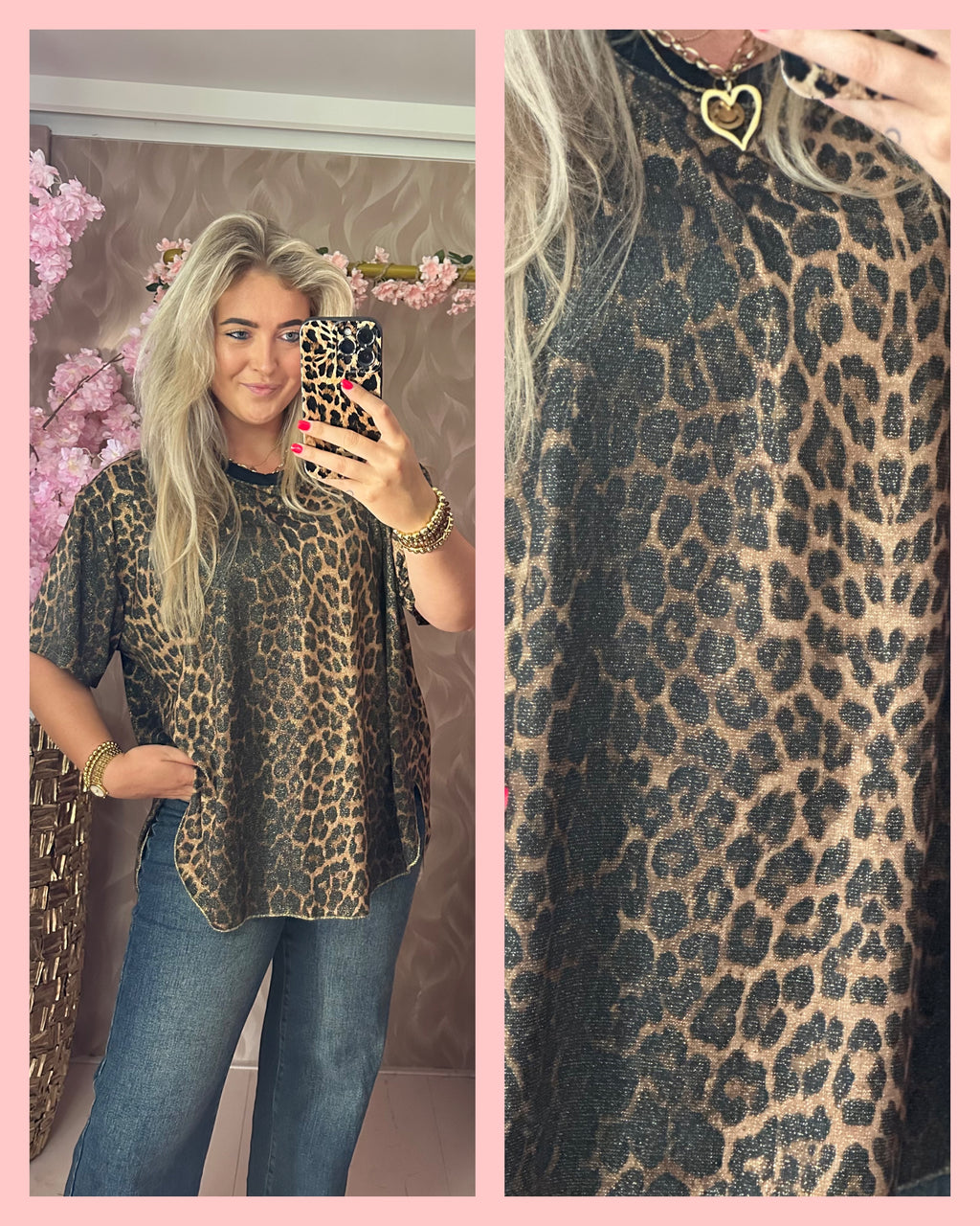 LUREX TSHIRT PANTER ✨ AANBIEDING