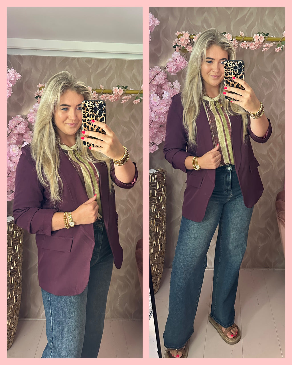 ❤️ BLAZER BORDEAUX ❤️