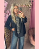 BLOUSE MET 🦓 ZEBRA 🦓 SJAAL ZWART • 𝐀𝐀𝐍𝐁𝐈𝐄𝐃𝐈𝐍𝐆