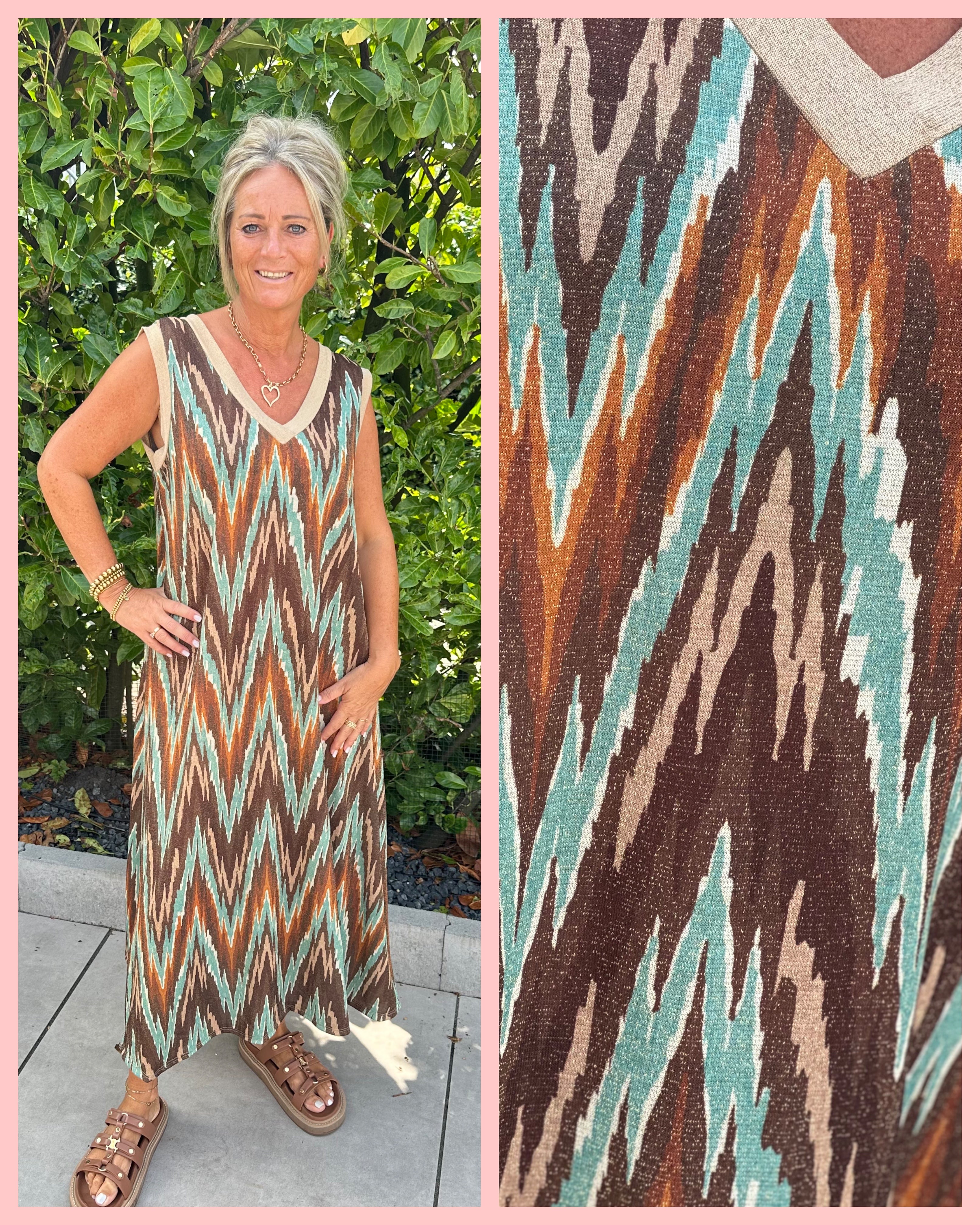 LUREX DRESS TURQUOISE 🩵 AANBIEDING