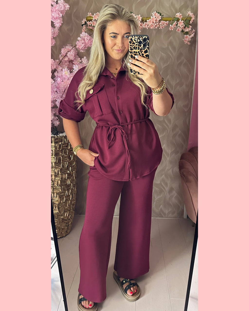 CASUAL • COMFY SET • BORDEAUX