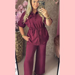 CASUAL • COMFY SET • BORDEAUX