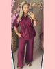 CASUAL • COMFY SET • BORDEAUX