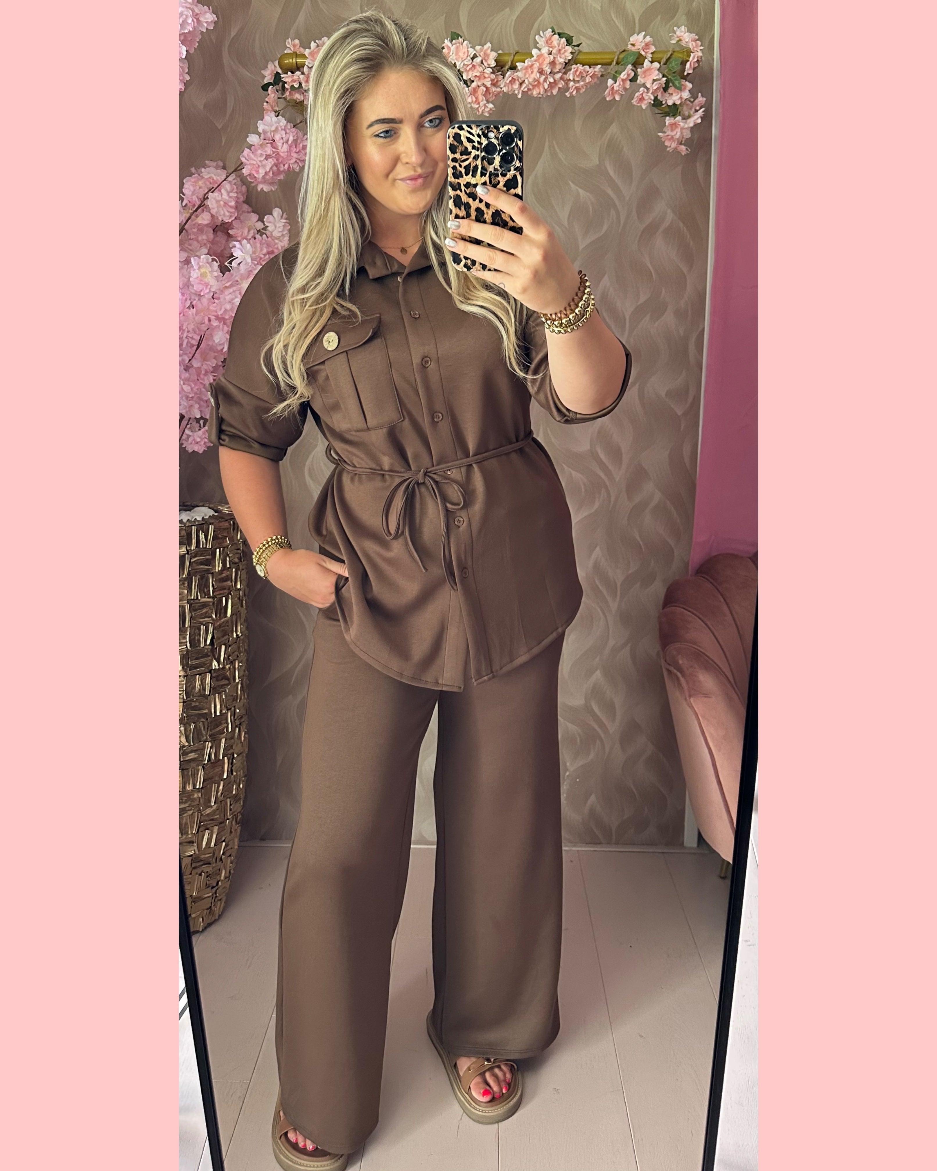 CASUAL • COMFY SET • BROWN
