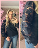 FLOWER SLEEVE KNIT 🌸 BLACK 🌸